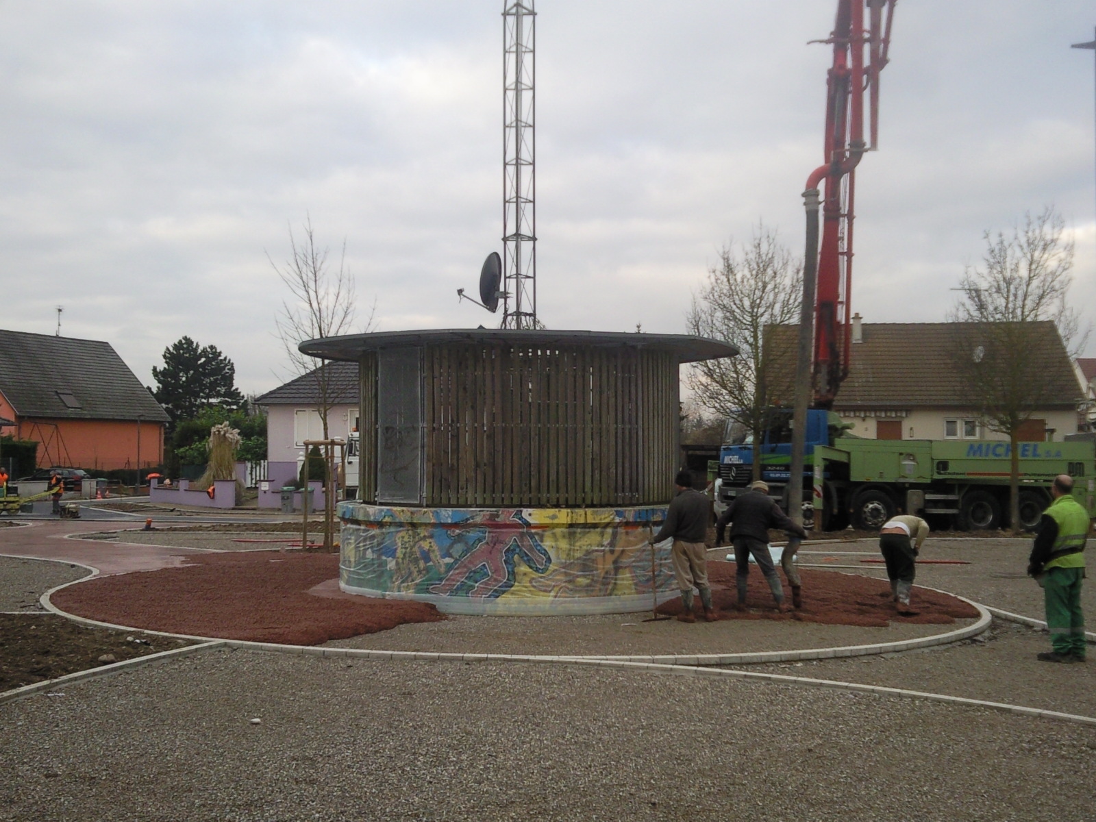 Chantier de Désactivé rouge à Ottmarsheim