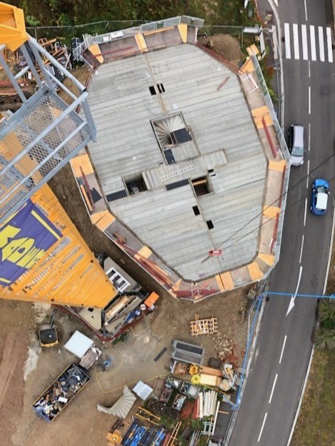 Chantier référence Béton Michel : La Tour Elithis